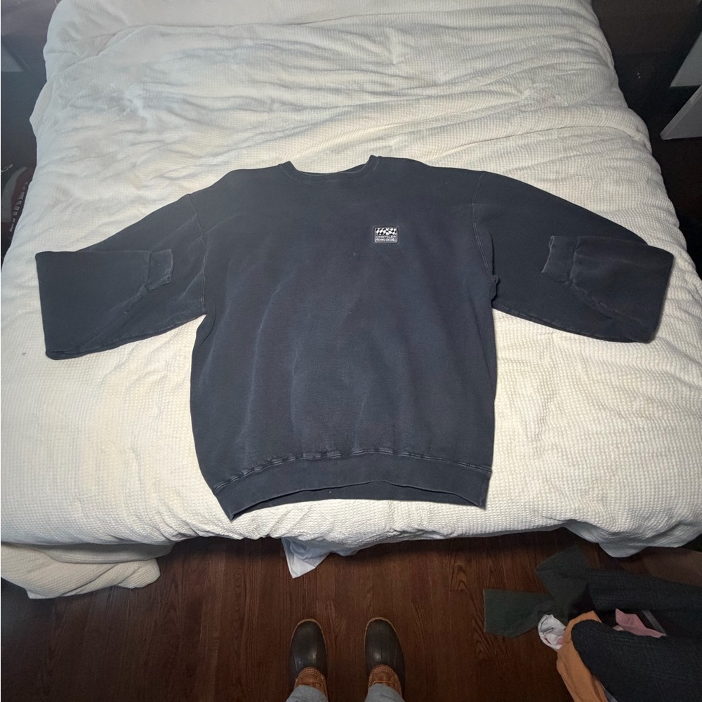Jeep Men's Black Crewneck Sweater